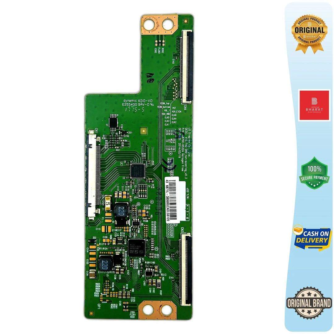 Micromax 40V9181FHD T-Con Board – Micromax 40 Inch LED TV Replacement Part - Great Bharat Electronics