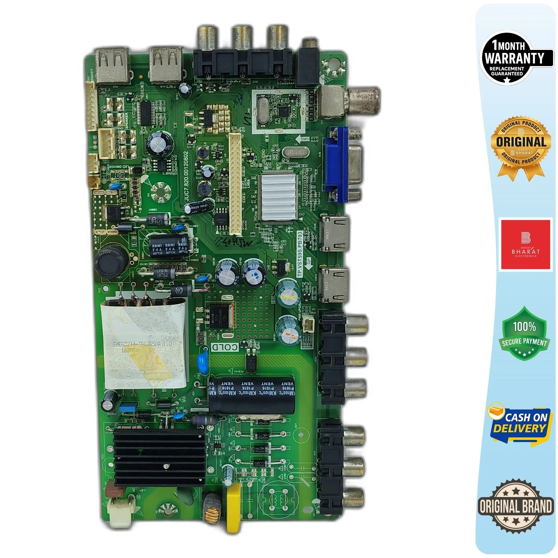 Micromax 40Z3420FHD Motherboard – Micromax 40 Inch LED TV Main Board Replacement - Great Bharat Electronics