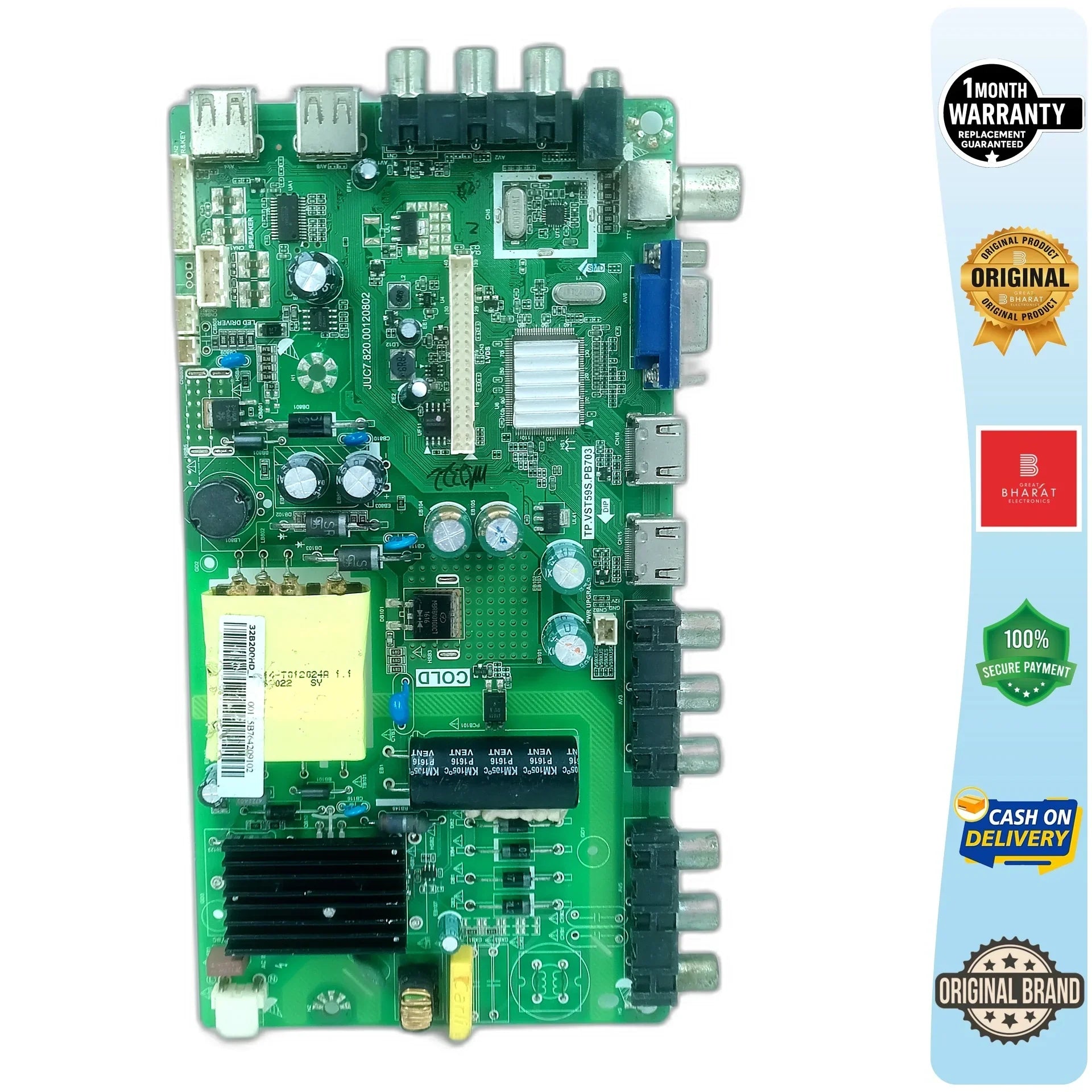 Micromax 40Z4500FHD Motherboard – Micromax 40 Inch LED TV Main Board Replacement - Great Bharat Electronics