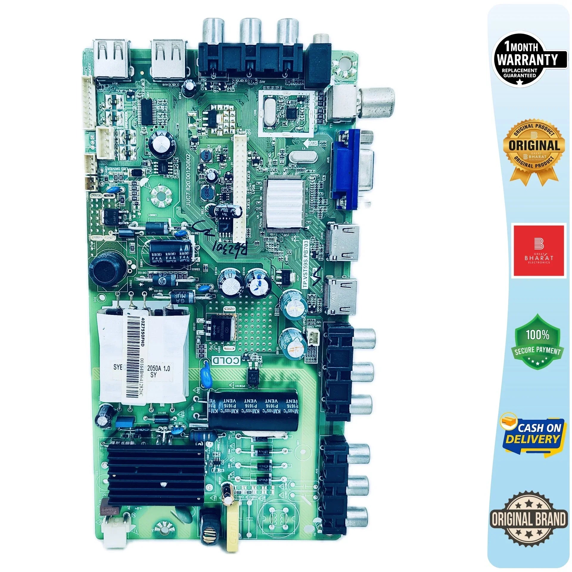 Micromax 43 inch LED TV Motherboard for Model 43A9181FHD - Great Bharat Electronics