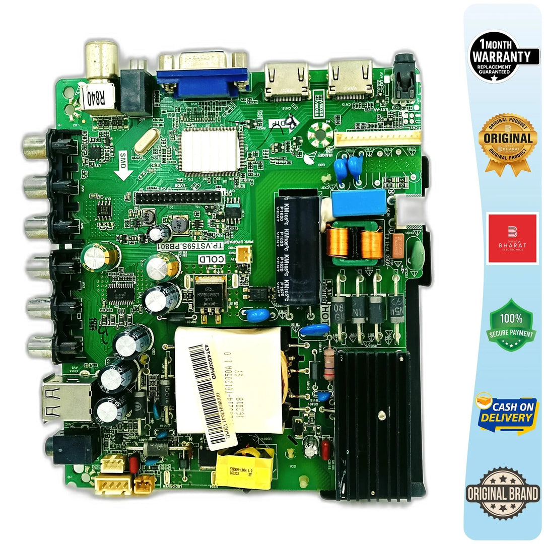 Micromax 43T4500FHD Motherboard – Micromax 43 Inch LED TV Main Board Replacement - Great Bharat Electronics