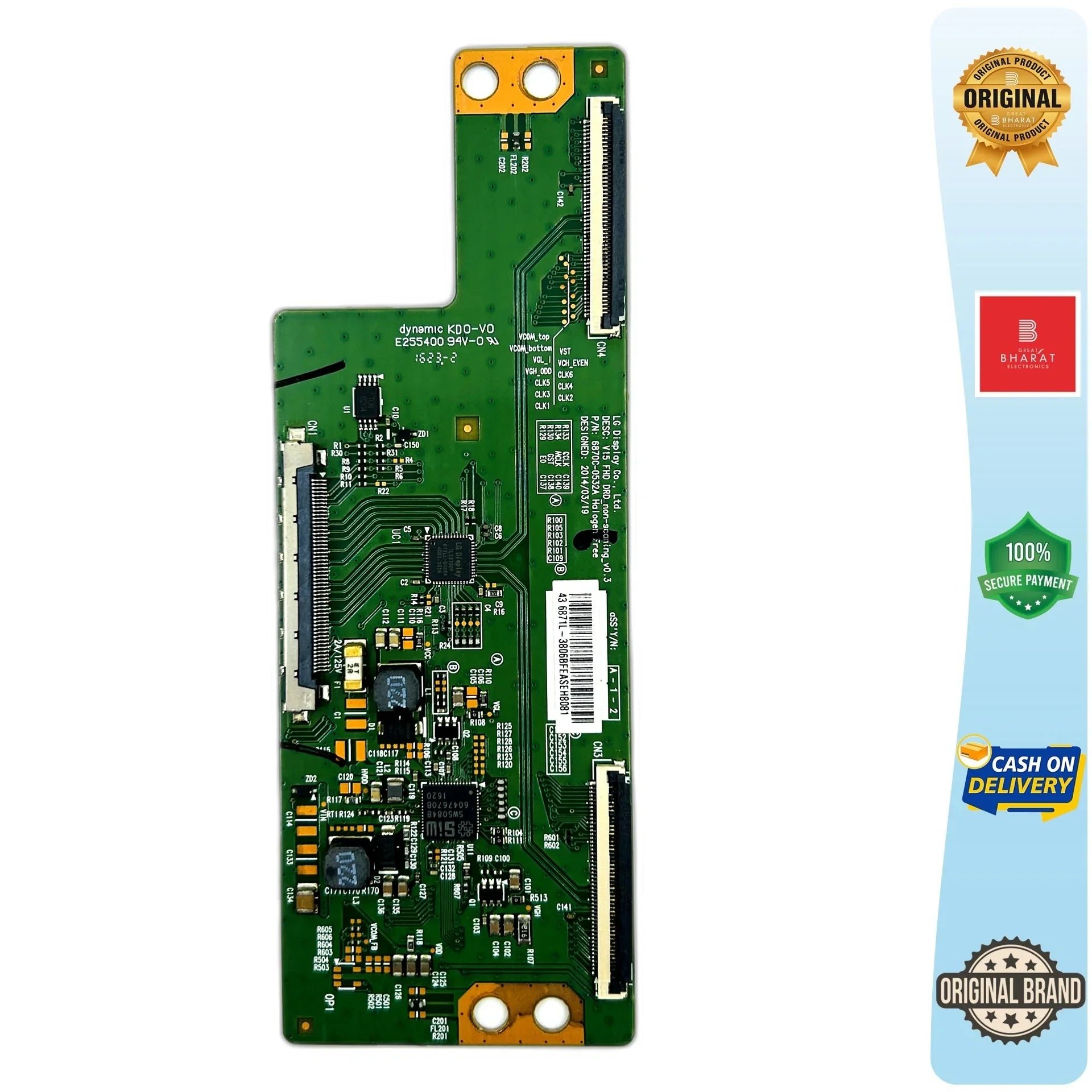 Micromax 43T7670FHD T-Con Board – Micromax 43 Inch LED TV Replacement Part - Great Bharat Electronics