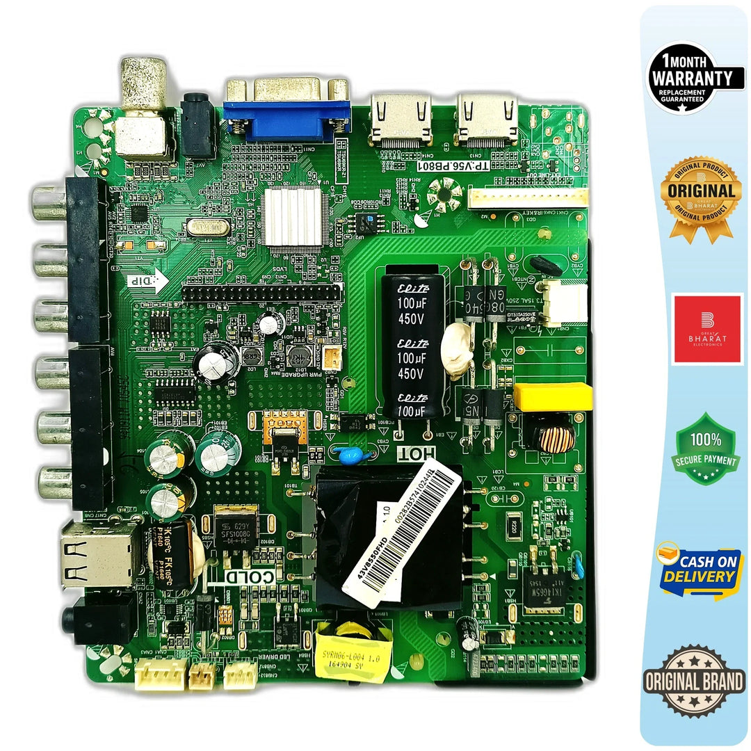 Micromax 43V8550FHD Motherboard – Micromax 43 Inch LED TV Main Board Replacement - Great Bharat Electronics