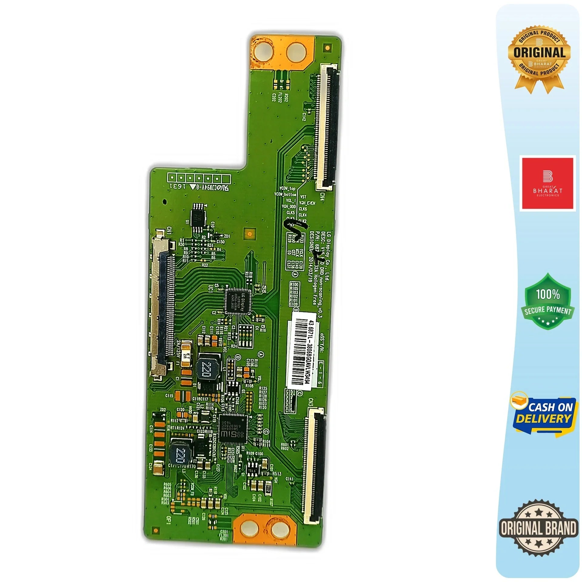 Micromax 43V8550FHD T-Con Board – Micromax 43 Inch LED TV Replacement Part - Great Bharat Electronics