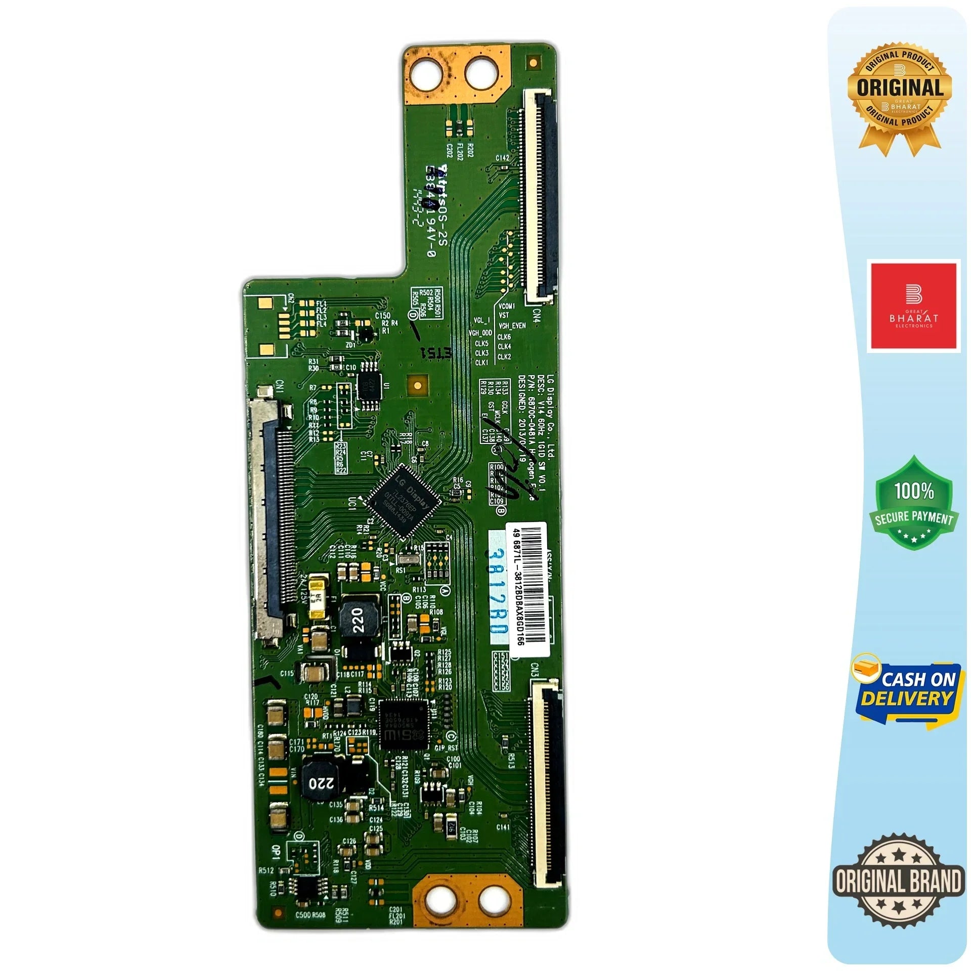 Micromax 50C5500FHD T-Con Board – Micromax 50 Inch LED TV Replacement Part - Great Bharat Electronics