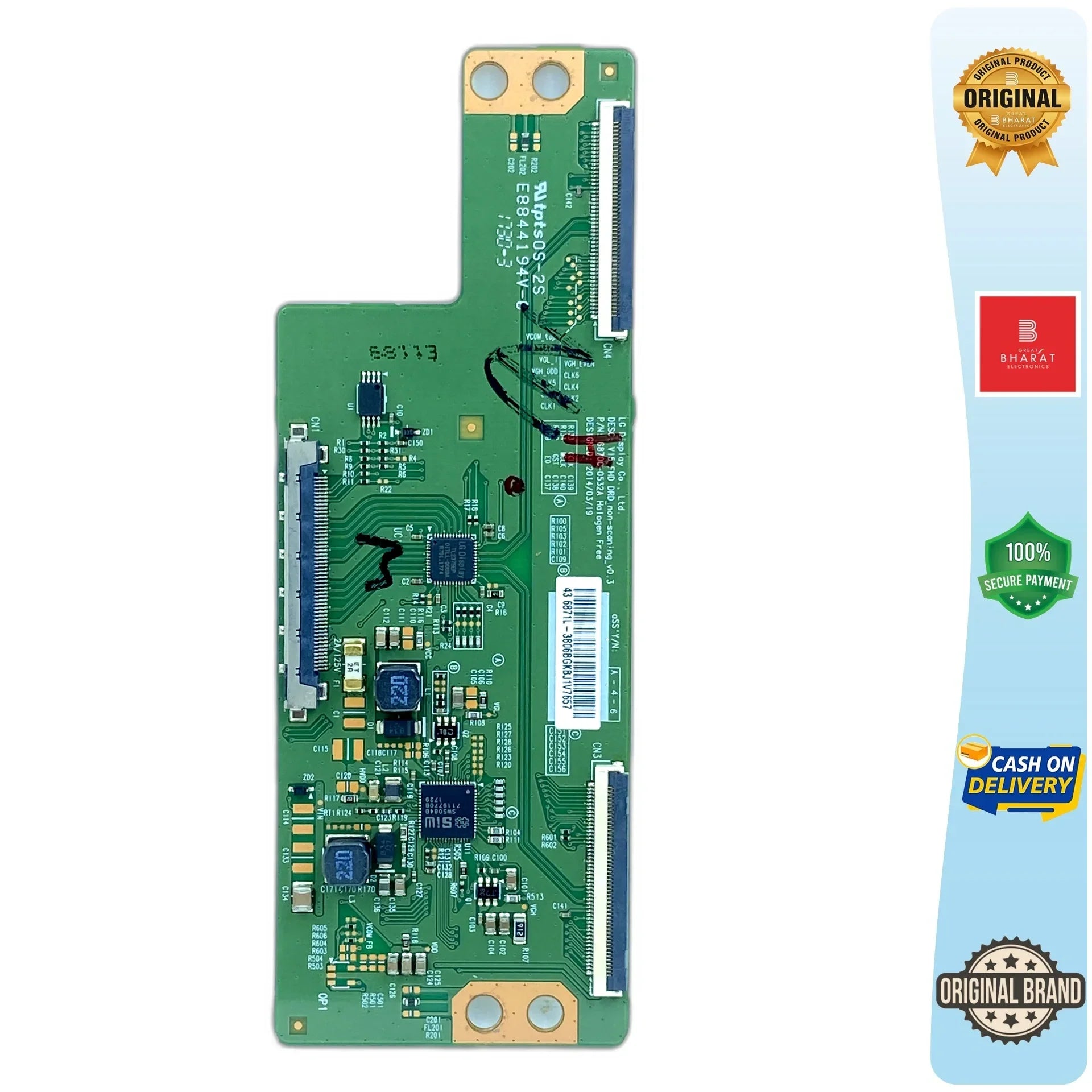 Micromax 50C6600FHD T-Con Board – Micromax 50 Inch LED TV Replacement Part - Great Bharat Electronics