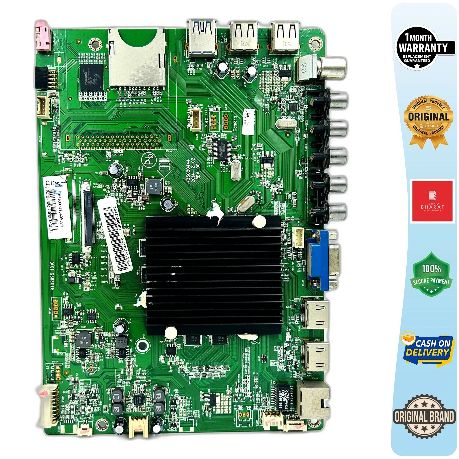 Micromax 50K2330UHD Motherboard – Micromax 50 Inch LED TV Main Board Replacement - Great Bharat Electronics