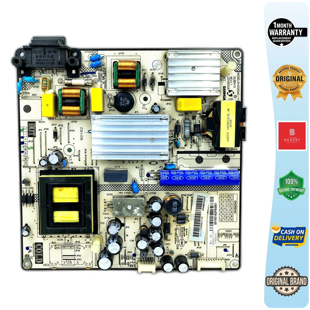 Micromax 55T1155FHD Power Supply Board – Micromax 55 Inch LED TV SMPS Replacement - Great Bharat Electronics