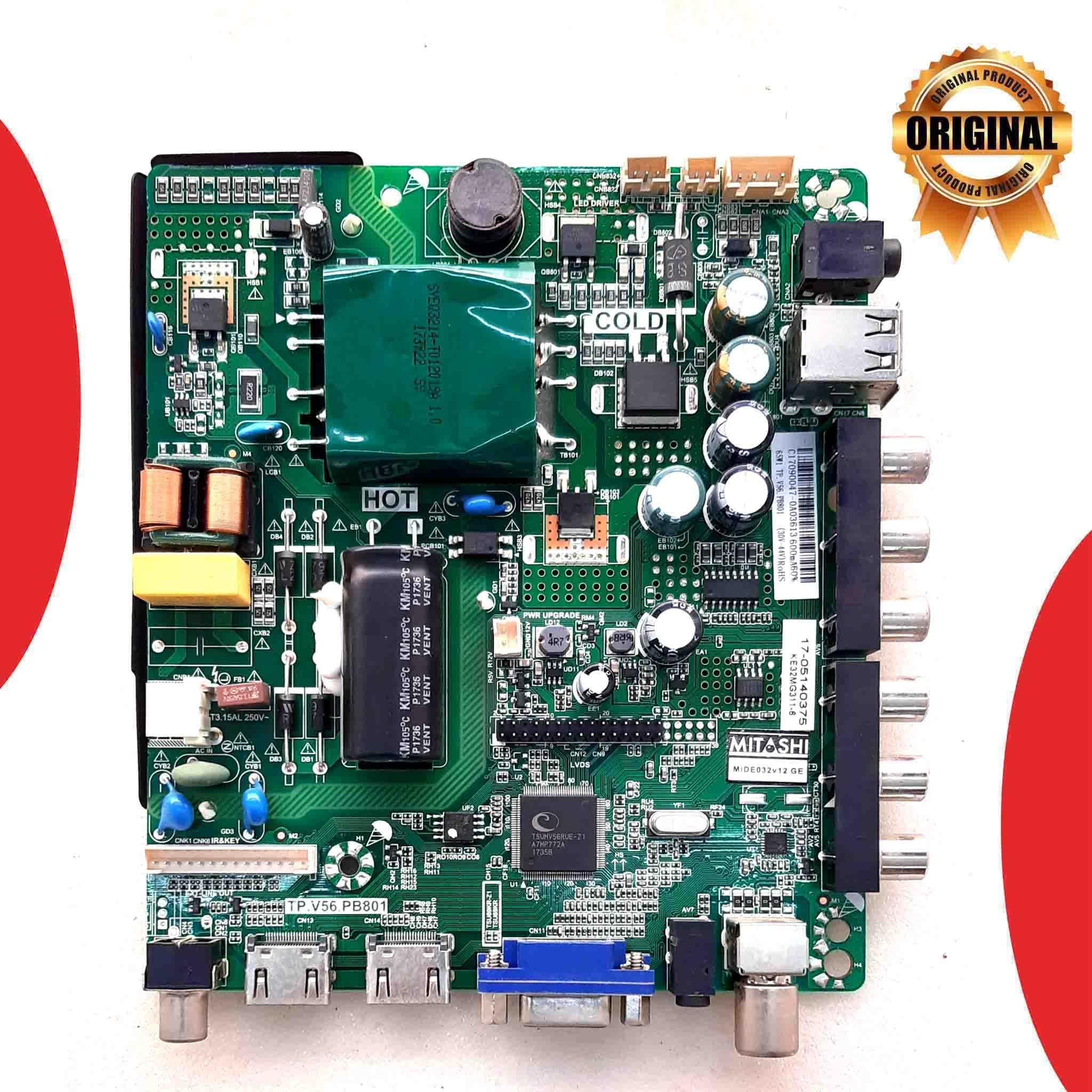 Mitashi 32 inch LED TV Motherboard for Model MIDE032V12 - Great Bharat Electronics