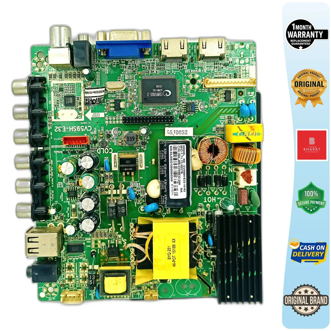 Mitashi MIDE039V Motherboard – Mitashi 39 Inch LED TV Main Board Replacement - Great Bharat Electronics