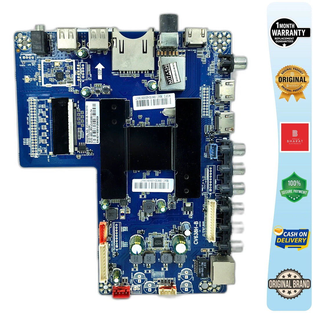 Mitashi MiDE065v22 Motherboard – Mitashi 65 Inch LED TV Main Board Replacement - Great Bharat Electronics
