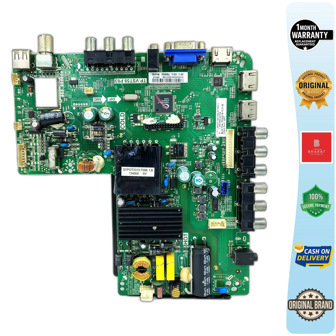MITASHI MIDEO39U11FHD Motherboard – MITASHI 39 Inch LED TV Main Board Replacement - Great Bharat Electronics