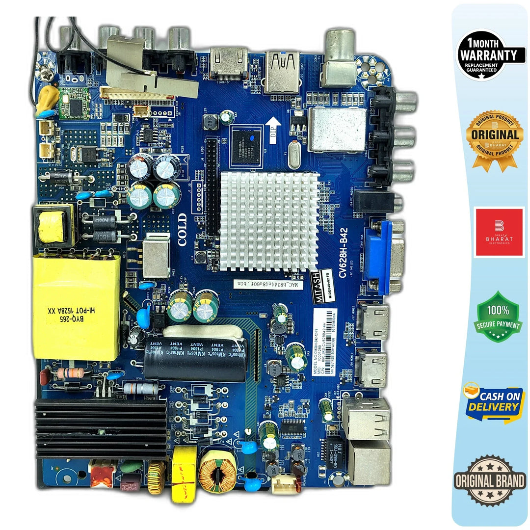 Mitashi MIDEO40UD2 Motherboard – Mitashi 40 Inch LED TV Main Board Replacement - Great Bharat Electronics
