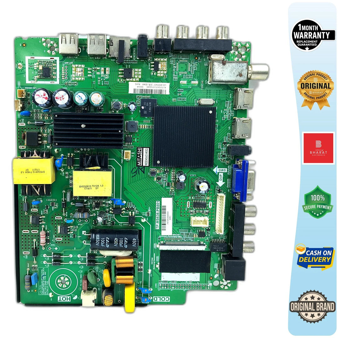 Mitashi MIDEO40V03 Motherboard – Mitashi 40 Inch LED TV Main Board Replacement - Great Bharat Electronics