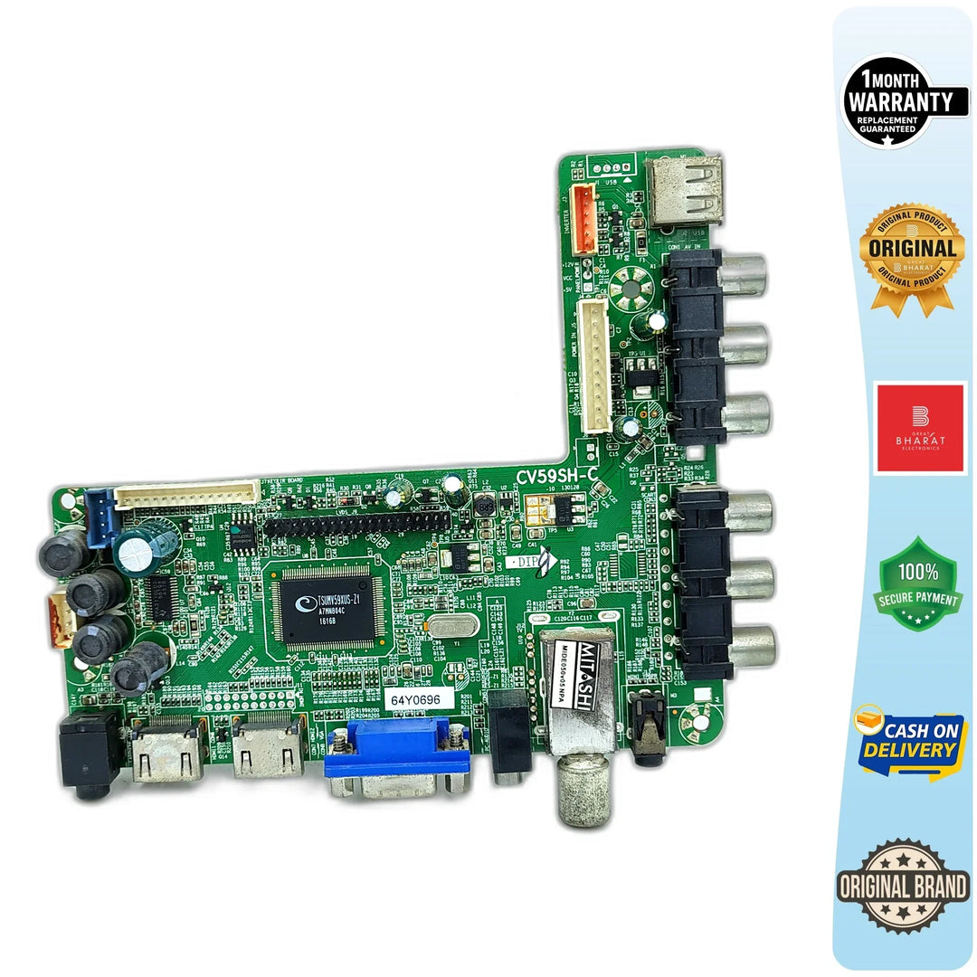 Mitashi MIDEO50UD5 Motherboard – Mitashi 50 Inch LED TV Main Board Replacement - Great Bharat Electronics