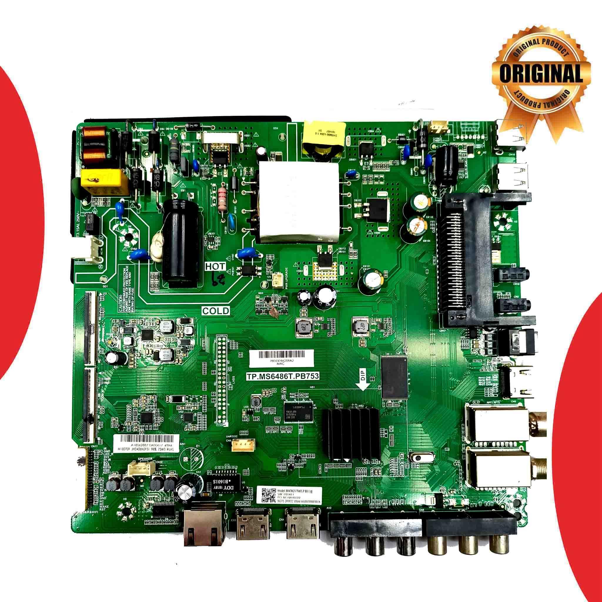 Model 43D6575 VU LED TV Motherboard TP MS6486T PB753 - Great Bharat Electronics