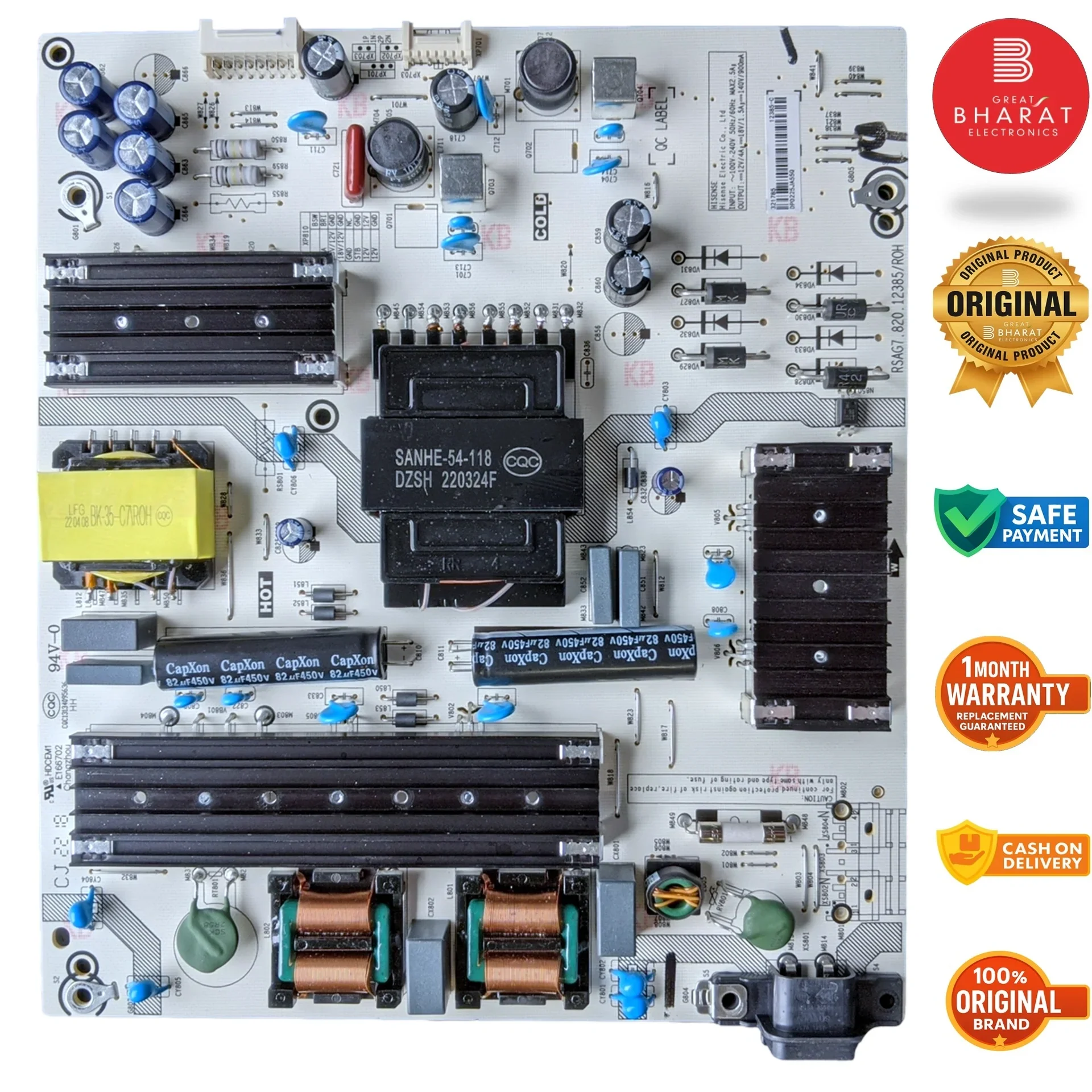 Model 65GloLED VU LED TV Power Supply
 - Great Bharat Electronics