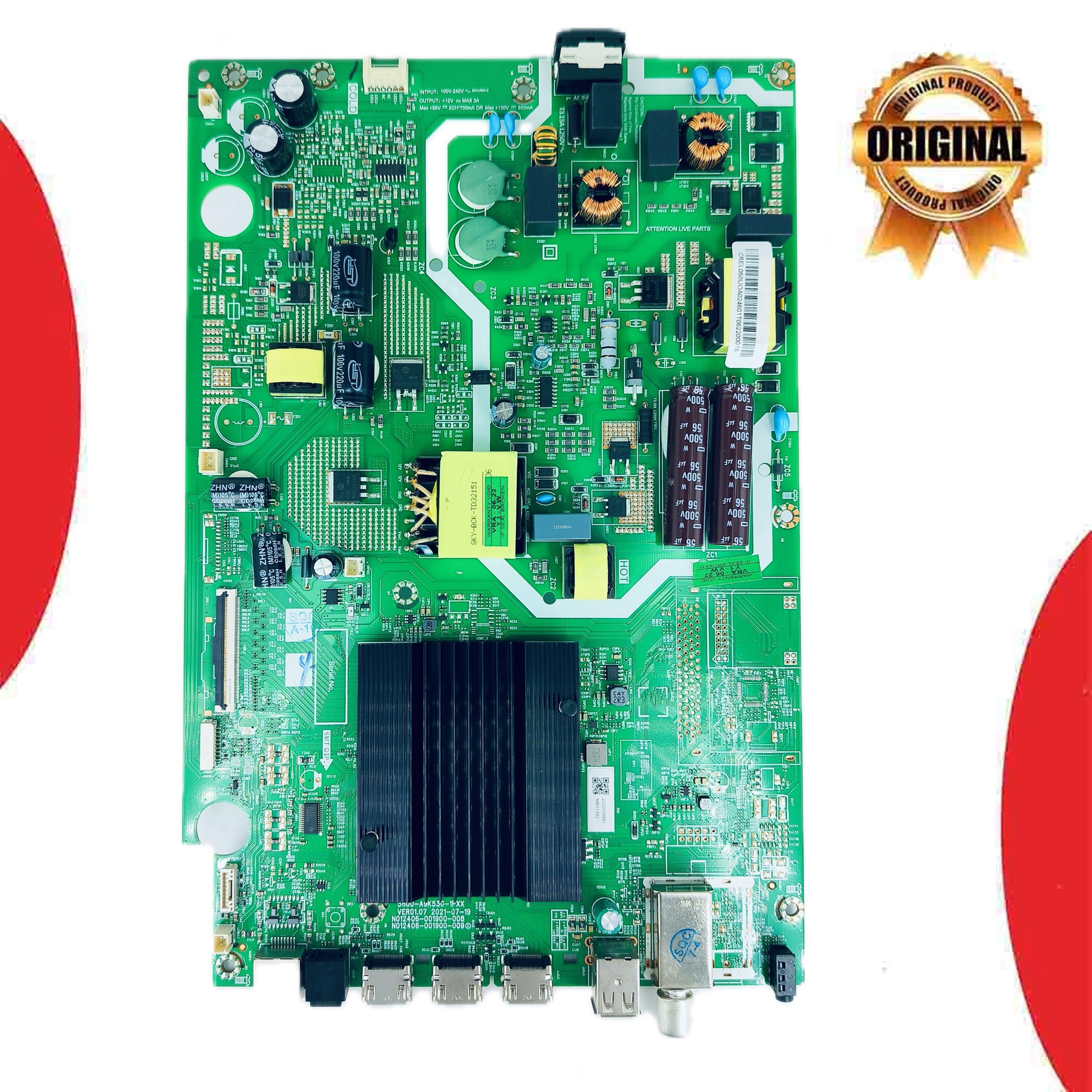 Model CREL050UOA024601 Croma LED TV Motherboard - Great Bharat Electronics