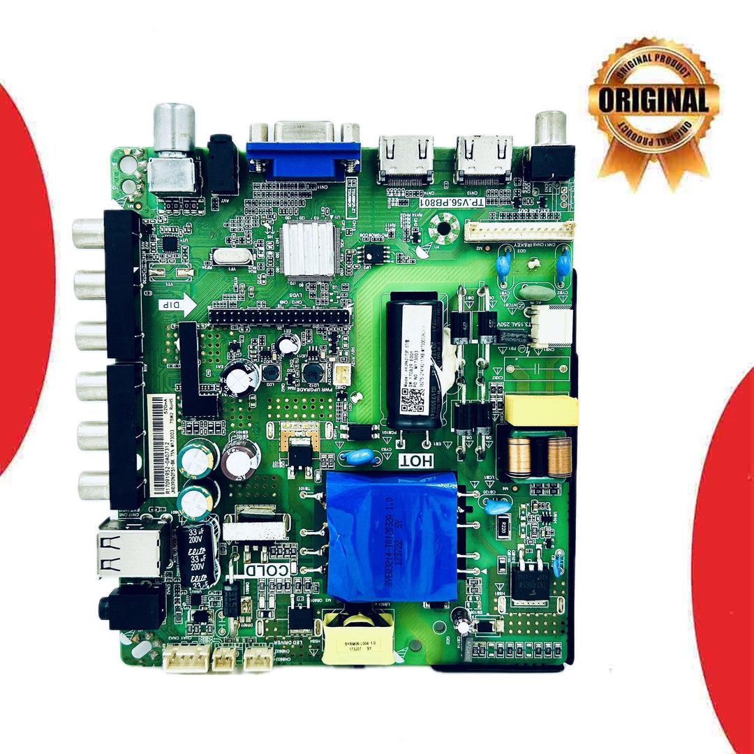 Model TPV56 PB801 40D6575 VU LED TV Motherboard - Great Bharat Electronics