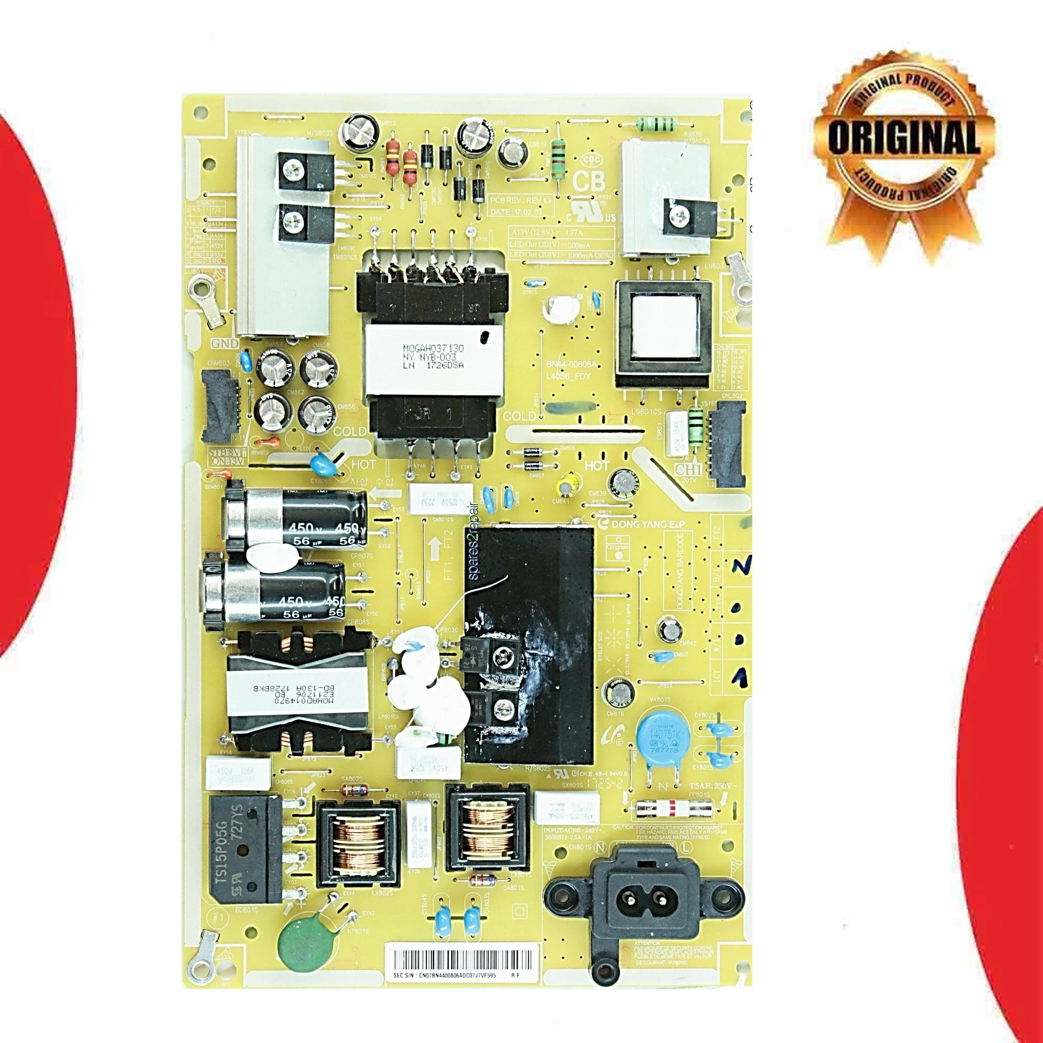 Model UA43MU6100 Samsung LED TV Power Supply - Great Bharat Electronics