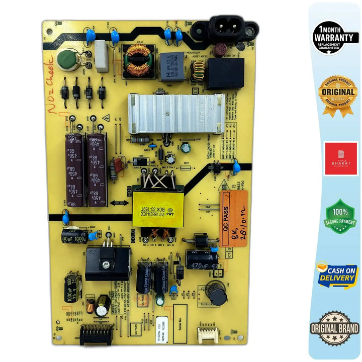Motorola 43SAFHDM Power Supply Board – Motorola 43 Inch LED TV SMPS Replacement - Great Bharat Electronics