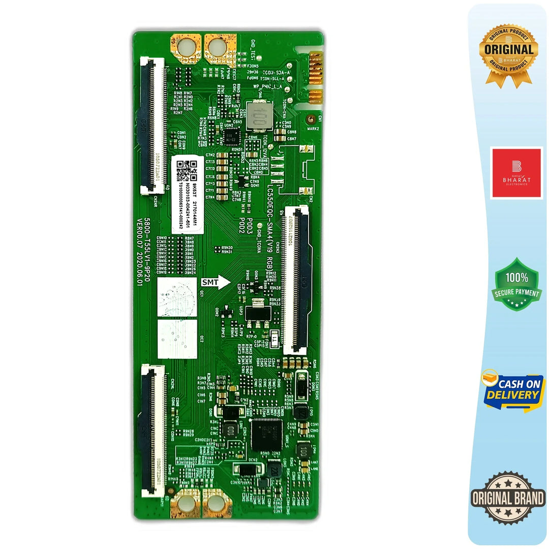 Motorola 55SAUHDMQ T-Con Board – Motorola 49 Inch LED TV Replacement Part - Great Bharat Electronics