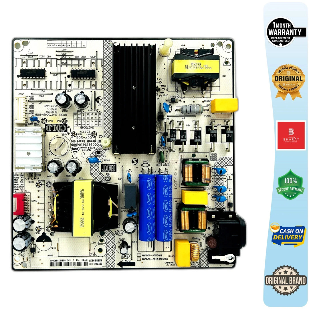 Motorola 55UHDAQMDT5Q Power Supply Board – Motorola 55 Inch LED TV SMPS Replacement - Great Bharat Electronics