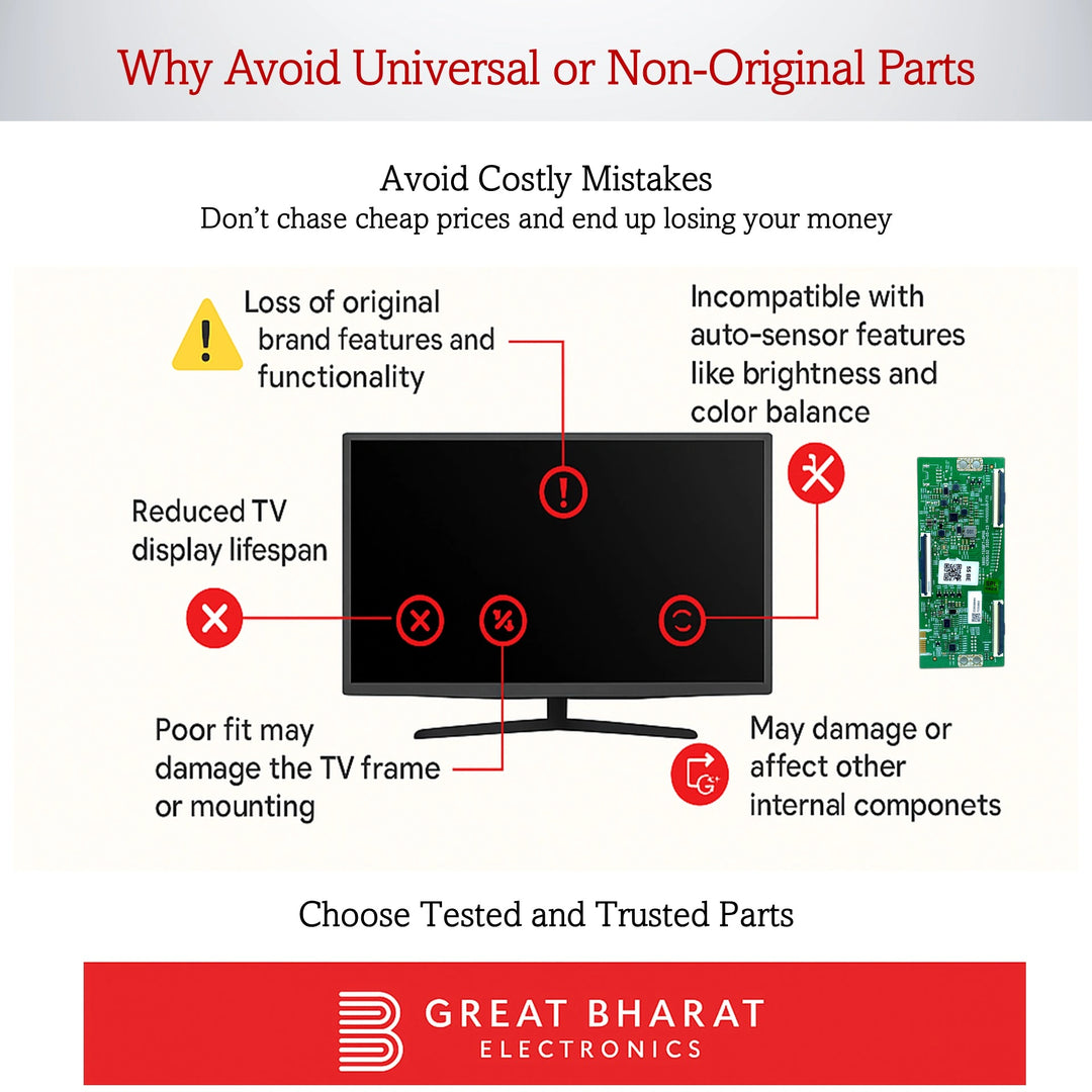 Motorola 55UHDGQMBSGQ T-Con Board – Original Motorola 55 Inch LED TV Part