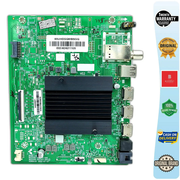 Motorola 65UHDGQMBSGQ Motherboard – Motorola 65 Inch LED TV Main Board Replacement - Great Bharat Electronics