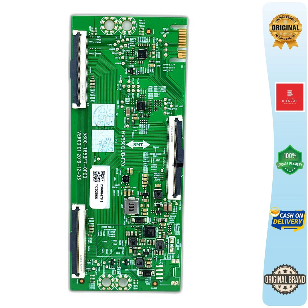 Motorola 65UHDGQMBSGQ T-Con Board – Motorola 65 Inch LED TV Replacement Part - Great Bharat Electronics