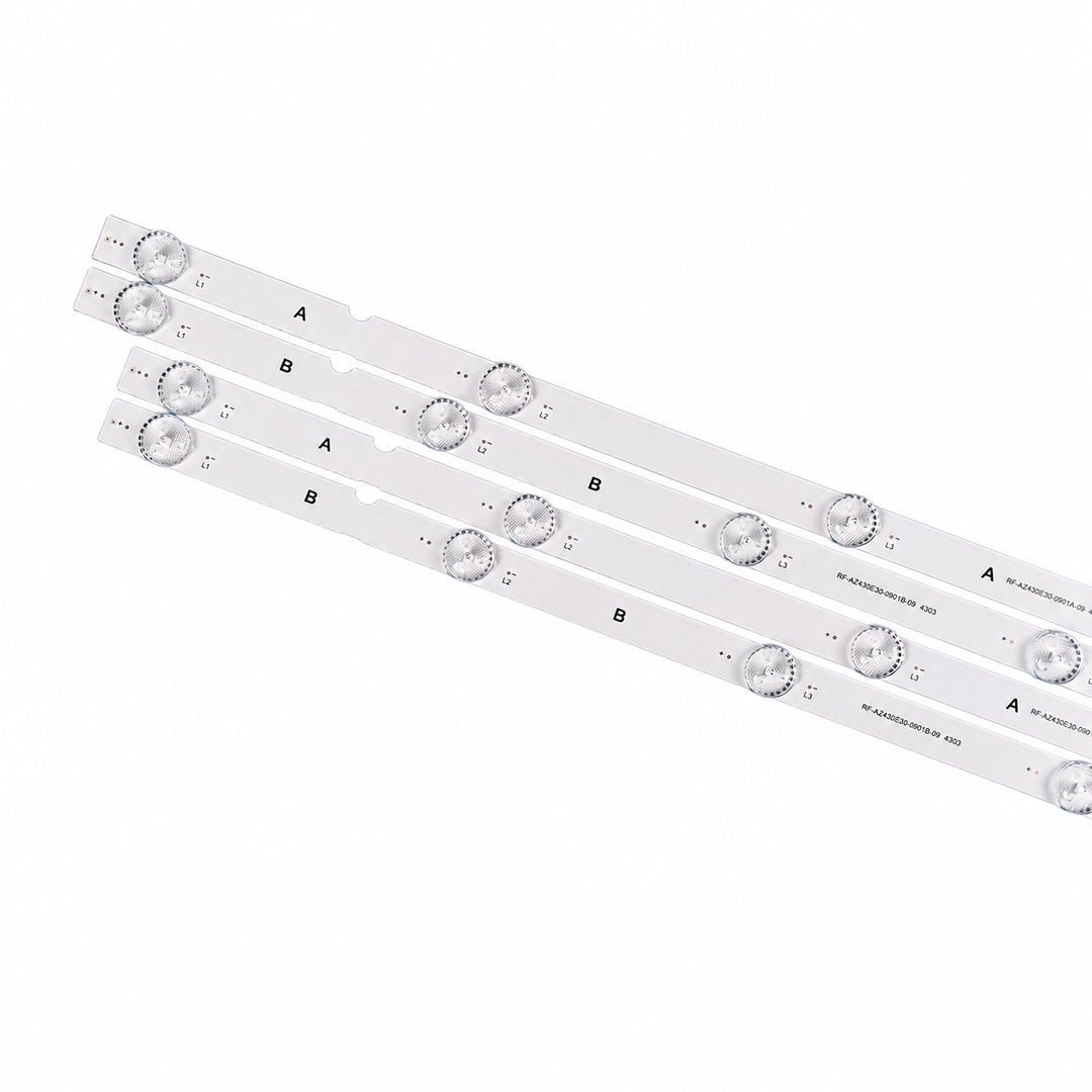 Nokia 43CAUHDN LED TV backlight strip set 4 pieces 2A 2B