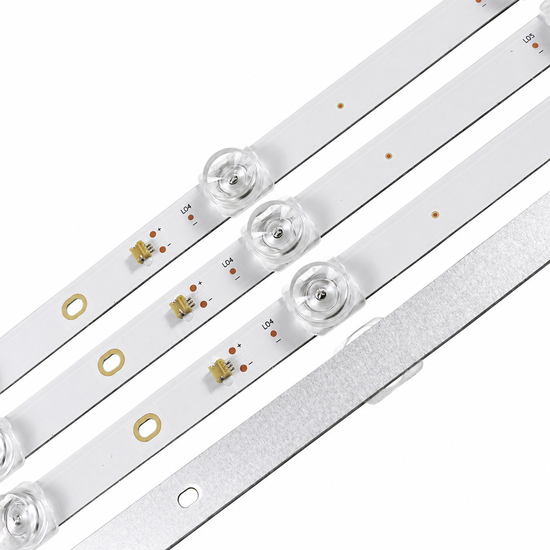 OnePlus 43FA0A00 LED backlight strip connector and lamp detail
