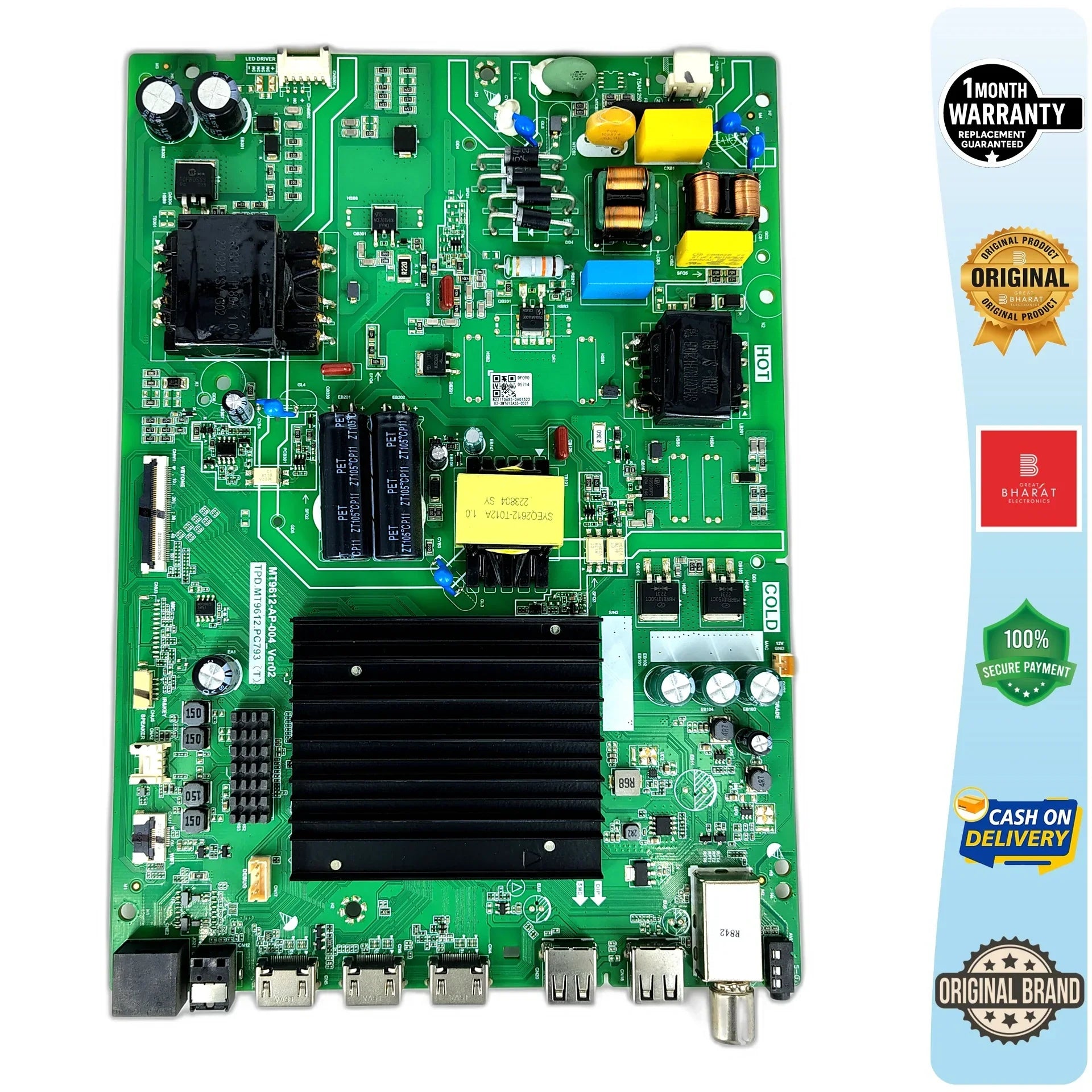 OnePlus 55UD2A00 Motherboard – OnePlus 55 Inch LED TV Main Board Replacement - Great Bharat Electronics