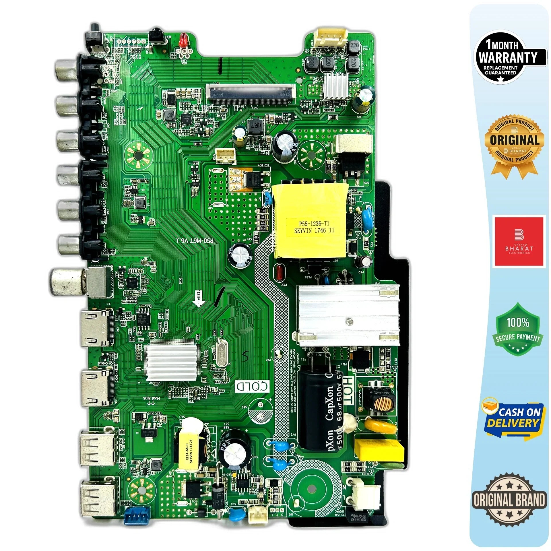 Onida 32HA1 Motherboard – Onida 32 Inch LED TV Main Board Replacement - Great Bharat Electronics