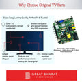 Onida LEO40FS Motherboard – Onida 40 Inch LED TV Main Board Replacement - Great Bharat Electronics