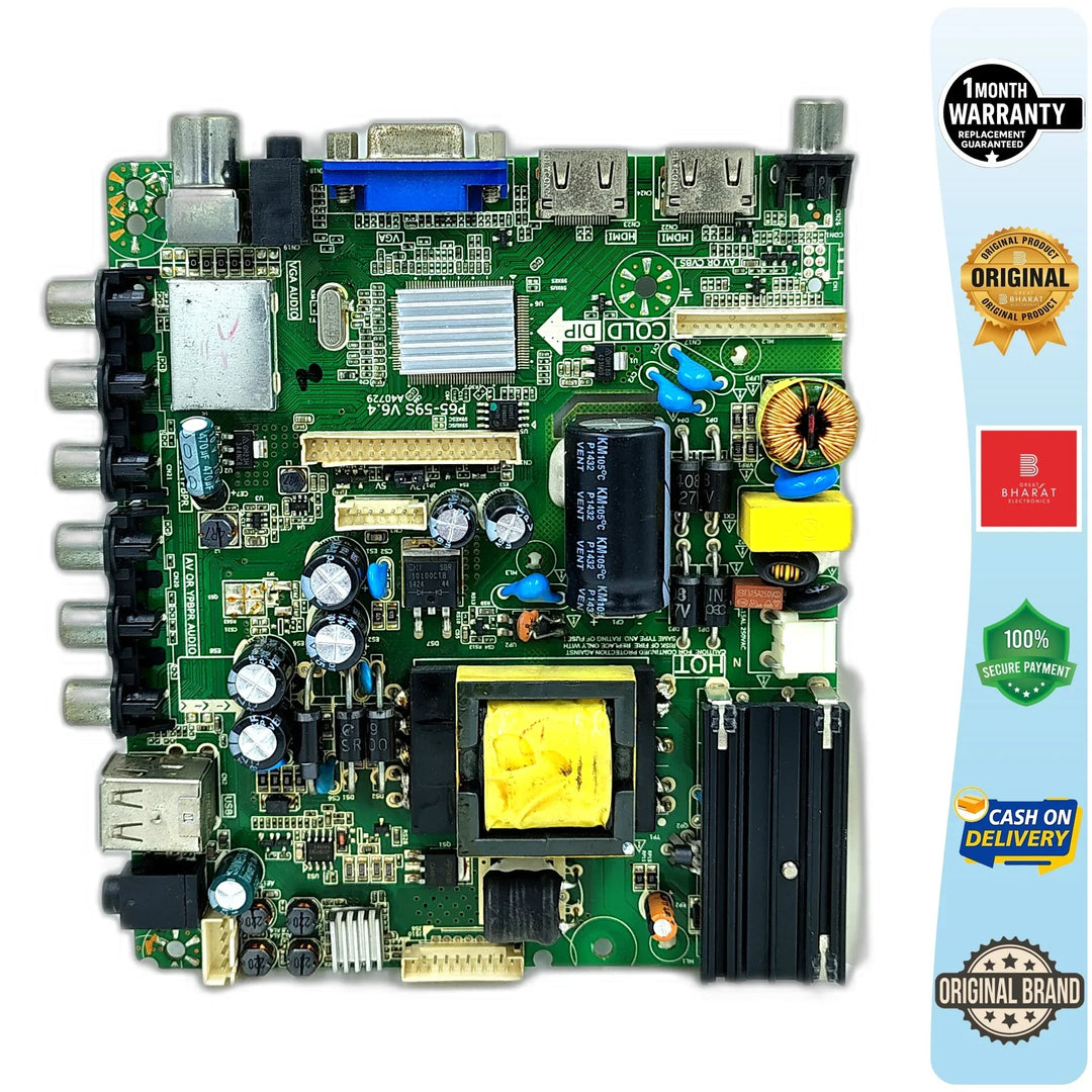 Onida LEO40FS Motherboard – Onida 40 Inch LED TV Main Board Replacement - Great Bharat Electronics