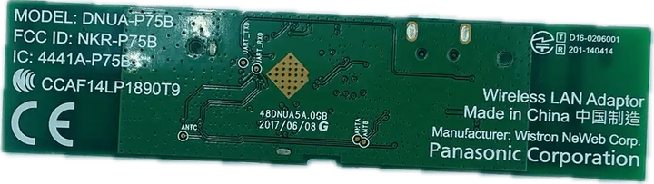 Panasonic LED TV Wi-Fi Module – Model TH49FX730D - Great Bharat Electronics