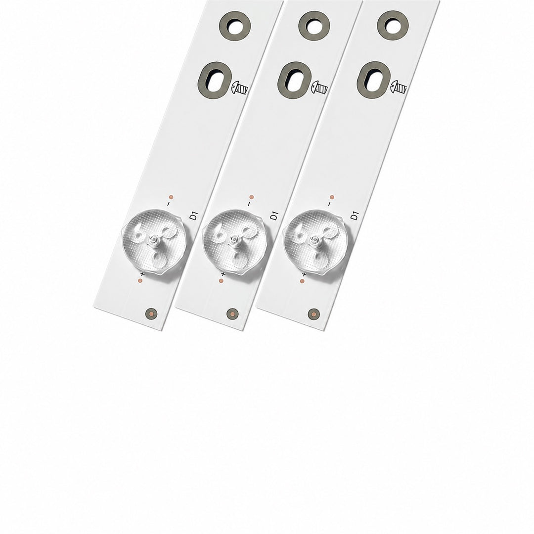 Panasonic TH32A410D LED backlight strip lens and mounting detail