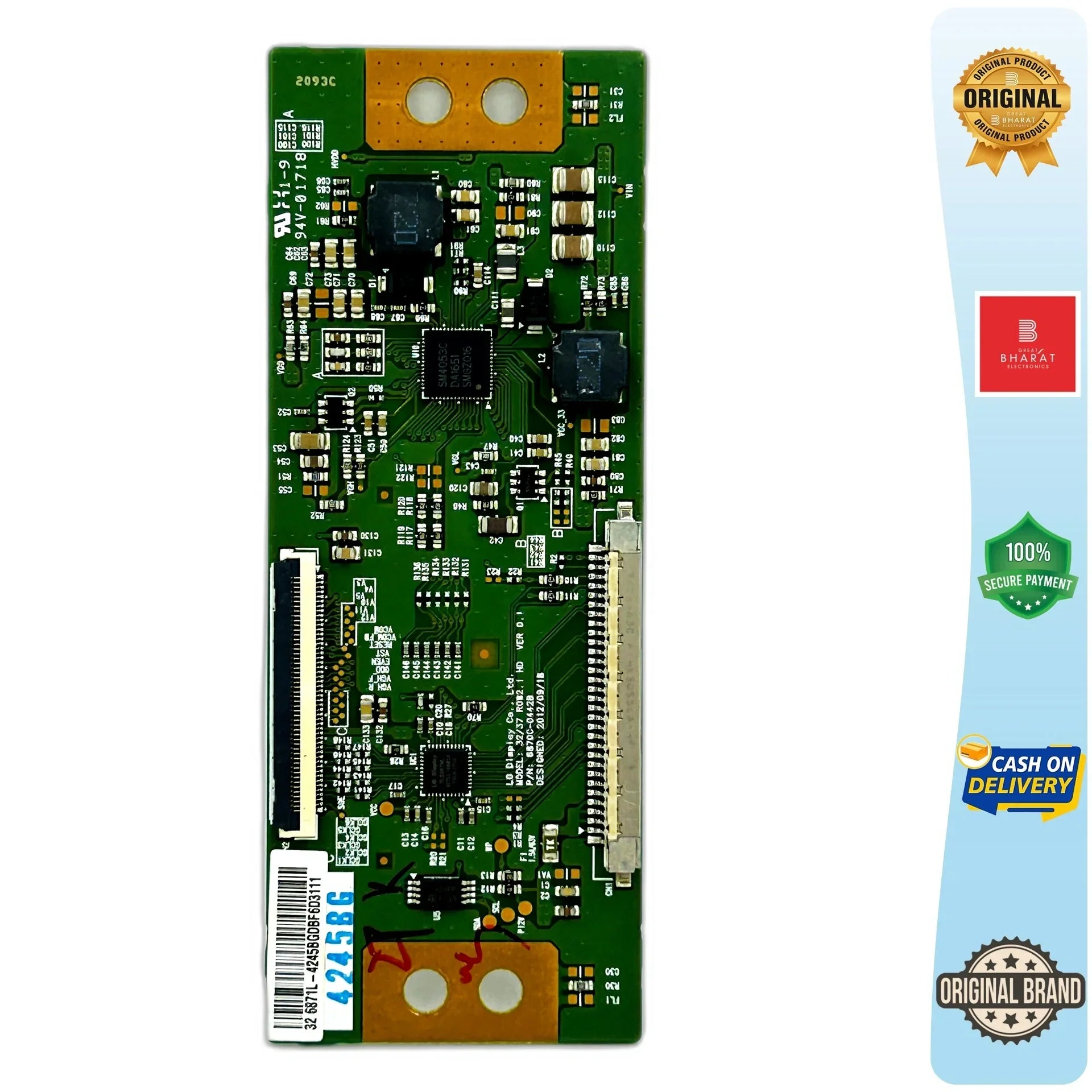 Panasonic TH32E460D T-Con Board – Panasonic 32 Inch LED TV Replacement Part - Great Bharat Electronics