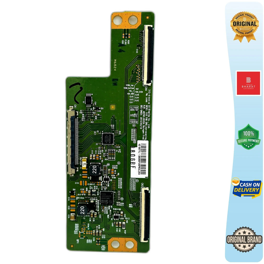Panasonic TH43D650DX T-Con Board – Panasonic 43 Inch LED TV Replacement Part - Great Bharat Electronics
