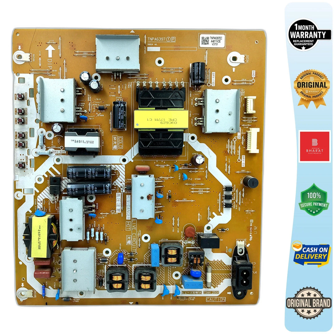 Panasonic TH43EX600D Power Supply Board – Panasonic 43 Inch LED TV SMPS Replacement - Great Bharat Electronics
