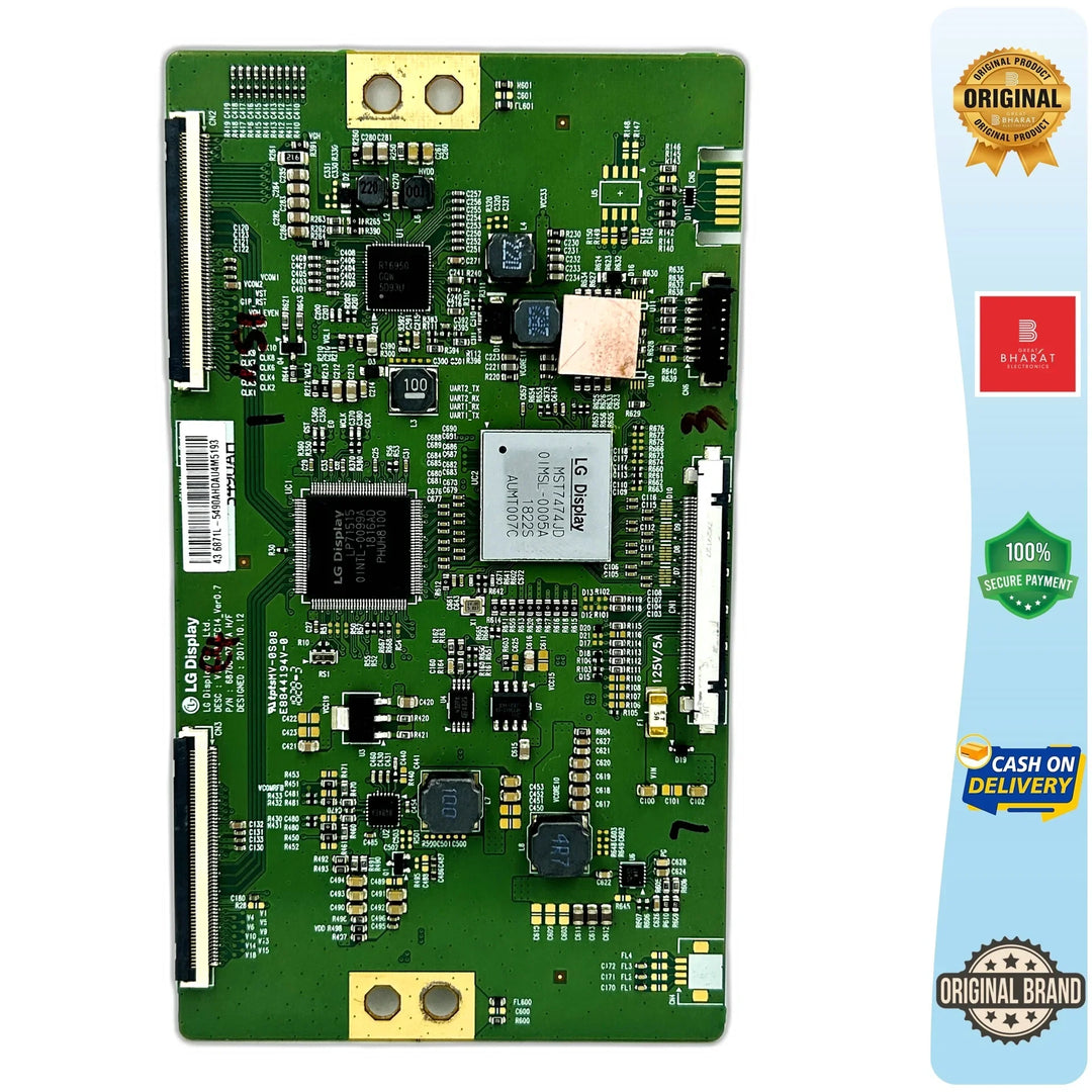 Panasonic TH43FX650D T-Con Board – Panasonic 43 Inch LED TV Replacement Part - Great Bharat Electronics