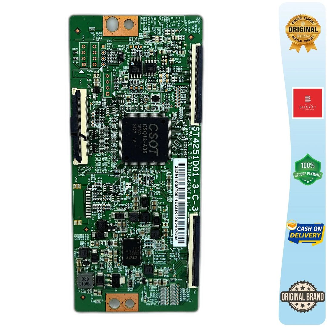 Panasonic TH43JX650DX T-Con Board – Panasonic 43 Inch LED TV Replacement Part - Great Bharat Electronics
