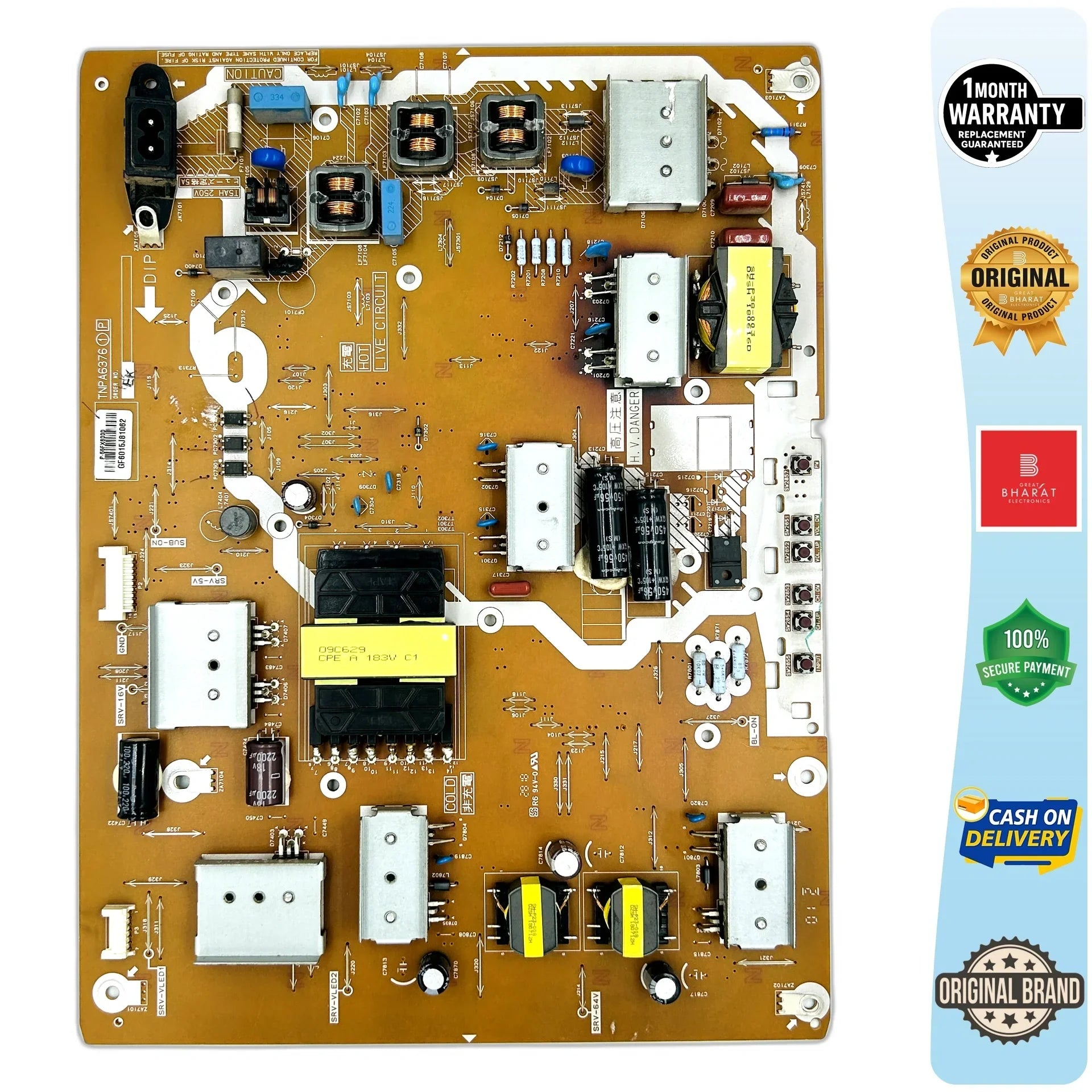 Panasonic TH55FX600D Power Supply Board – Panasonic 55 Inch LED TV SMPS Replacement - Great Bharat Electronics