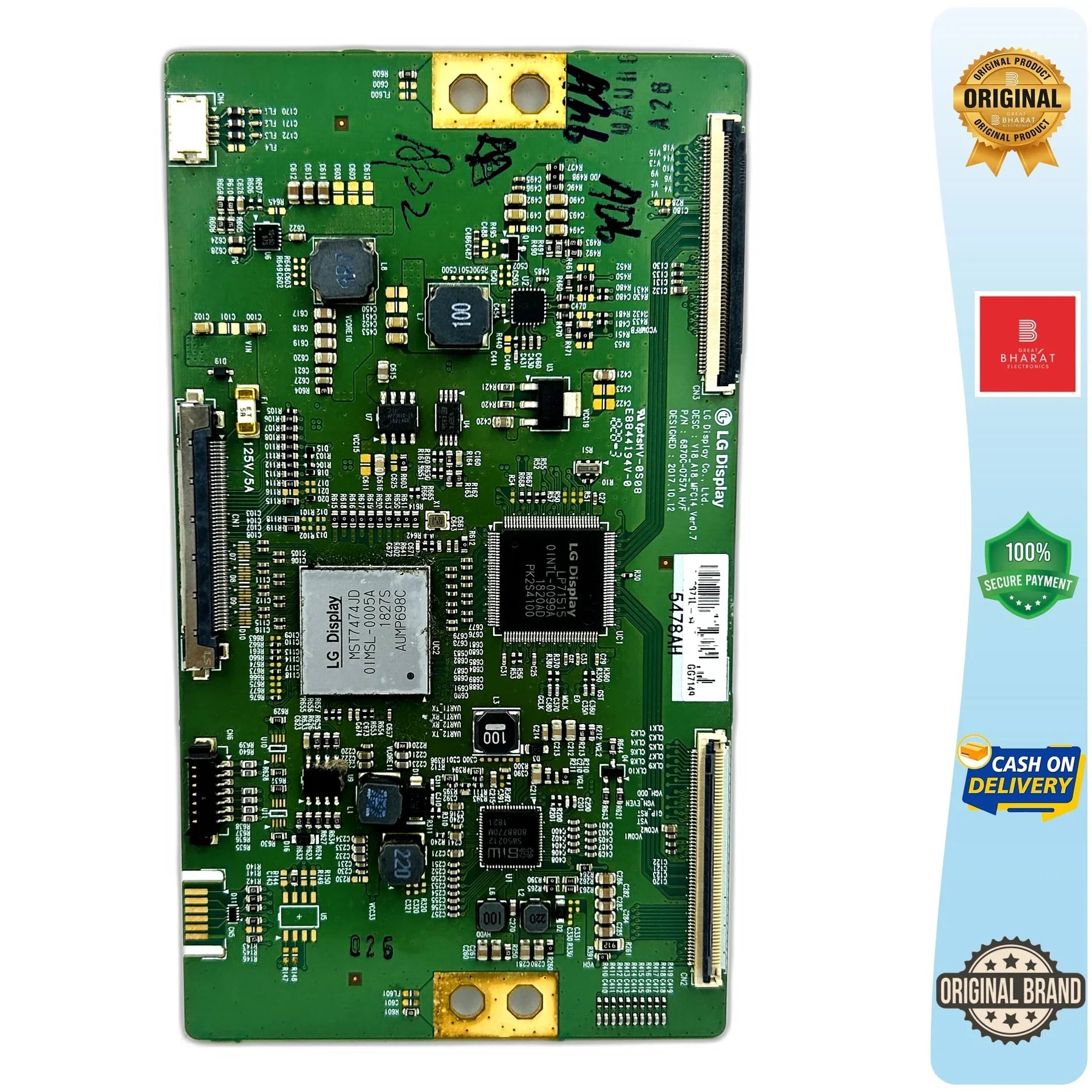 Panasonic TH55FX600D T-Con Board – Panasonic 55 Inch LED TV Replacement Part - Great Bharat Electronics