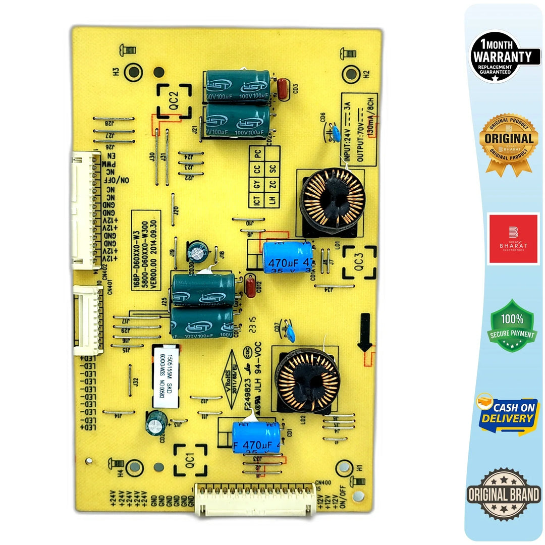 Panasonic TH60C300DX PCB (LED Driver Board) – For Panasonic 60 Inch LED TV - Great Bharat Electronics
