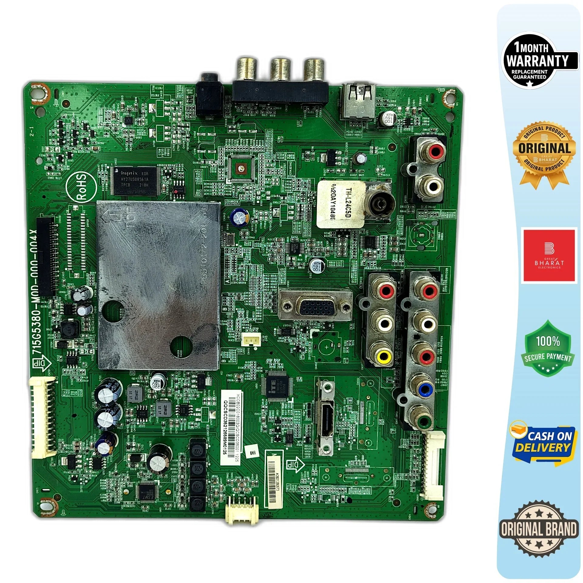Panasonic THL24C5D Motherboard – Panasonic 24 Inch LED TV Main Board Replacement - Great Bharat Electronics