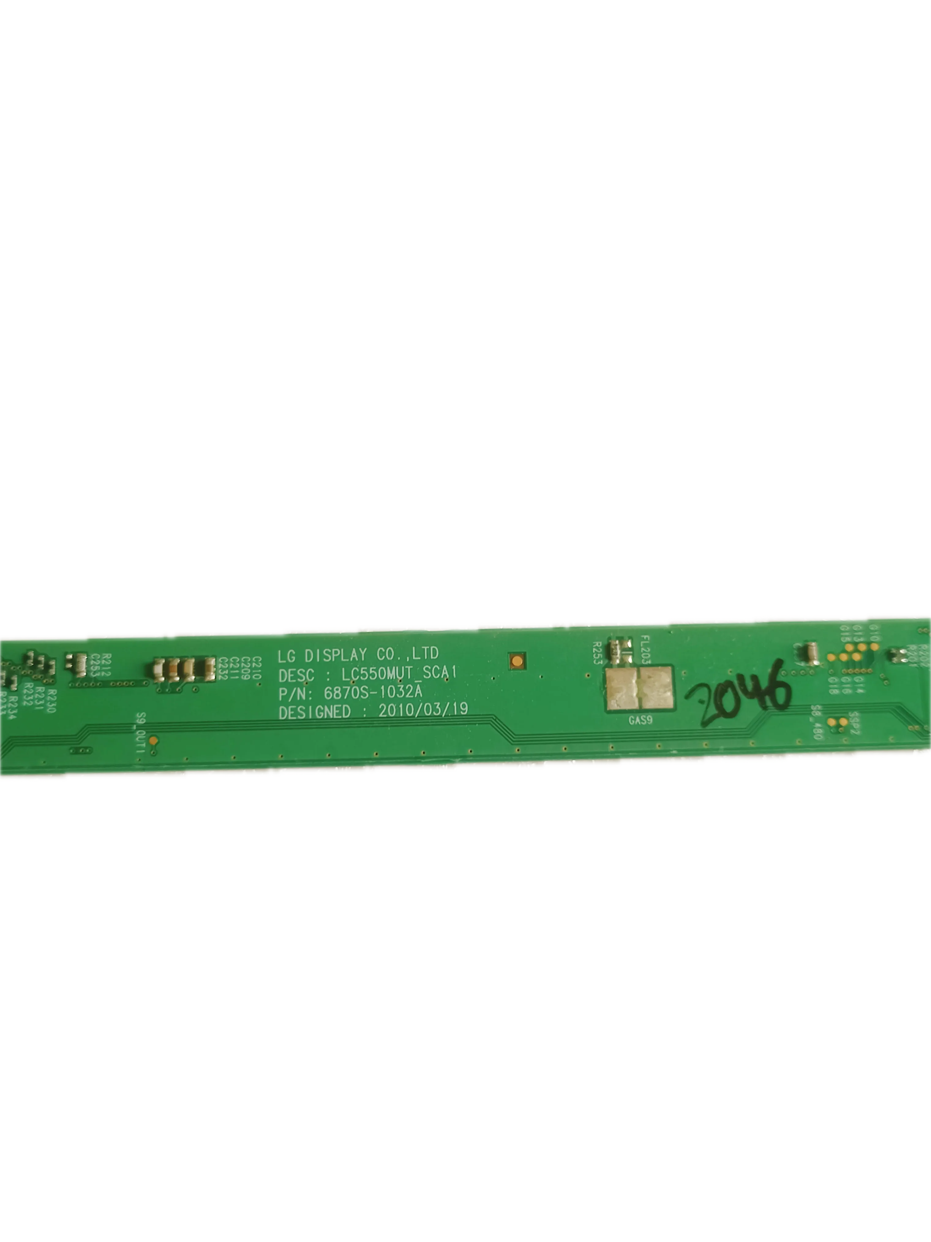 Scaler Board PCB Number LC550MUT_SCA1