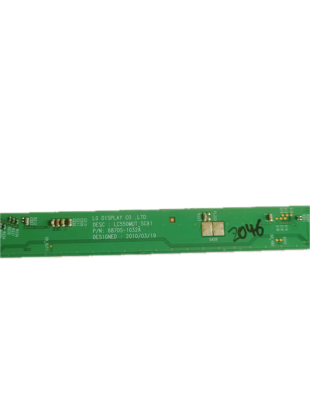 Scaler Board PCB Number LC550MUT_SCA1