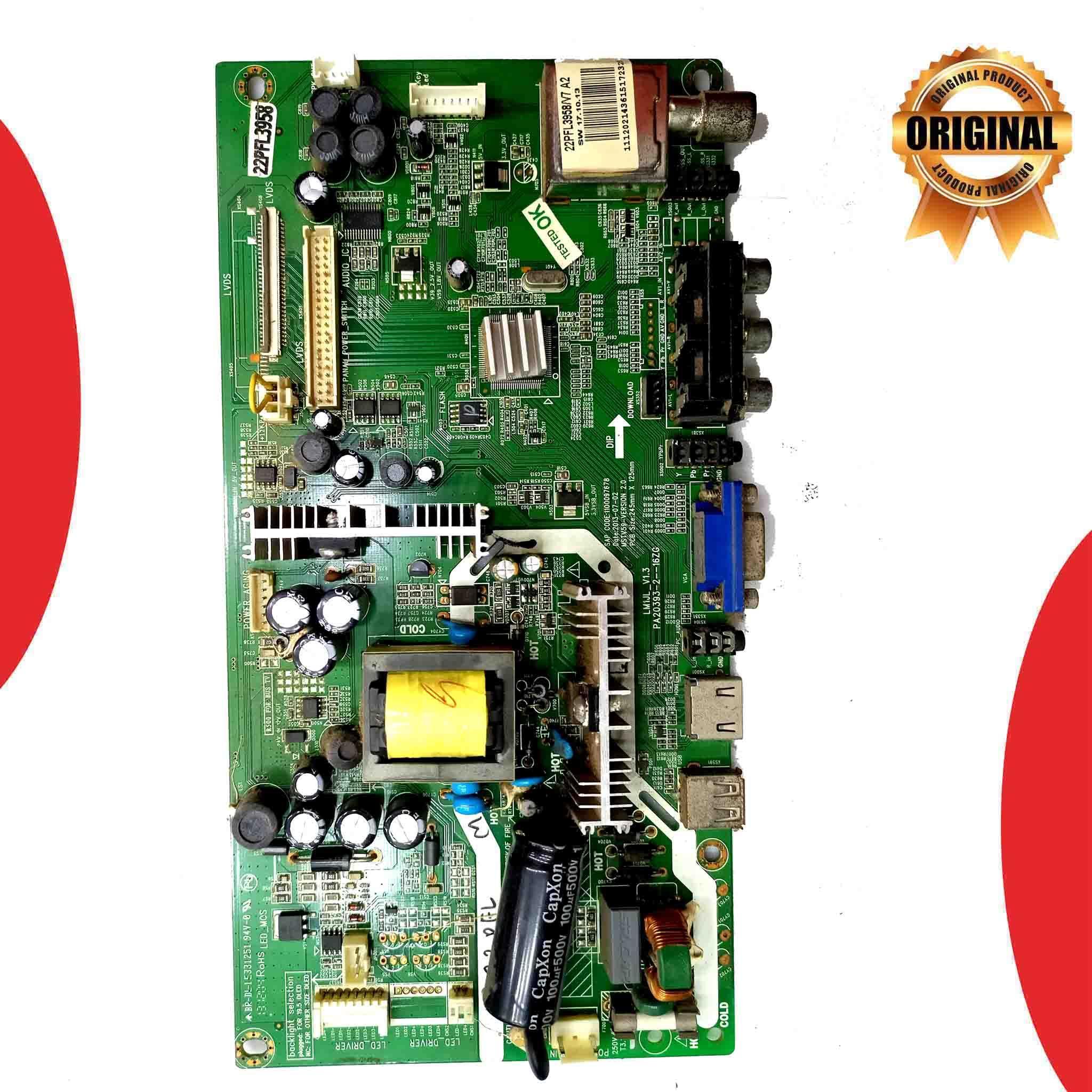 Philips 22 inch LED TV Motherboard for Model 22PFL3958V7A2 - Great Bharat Electronics